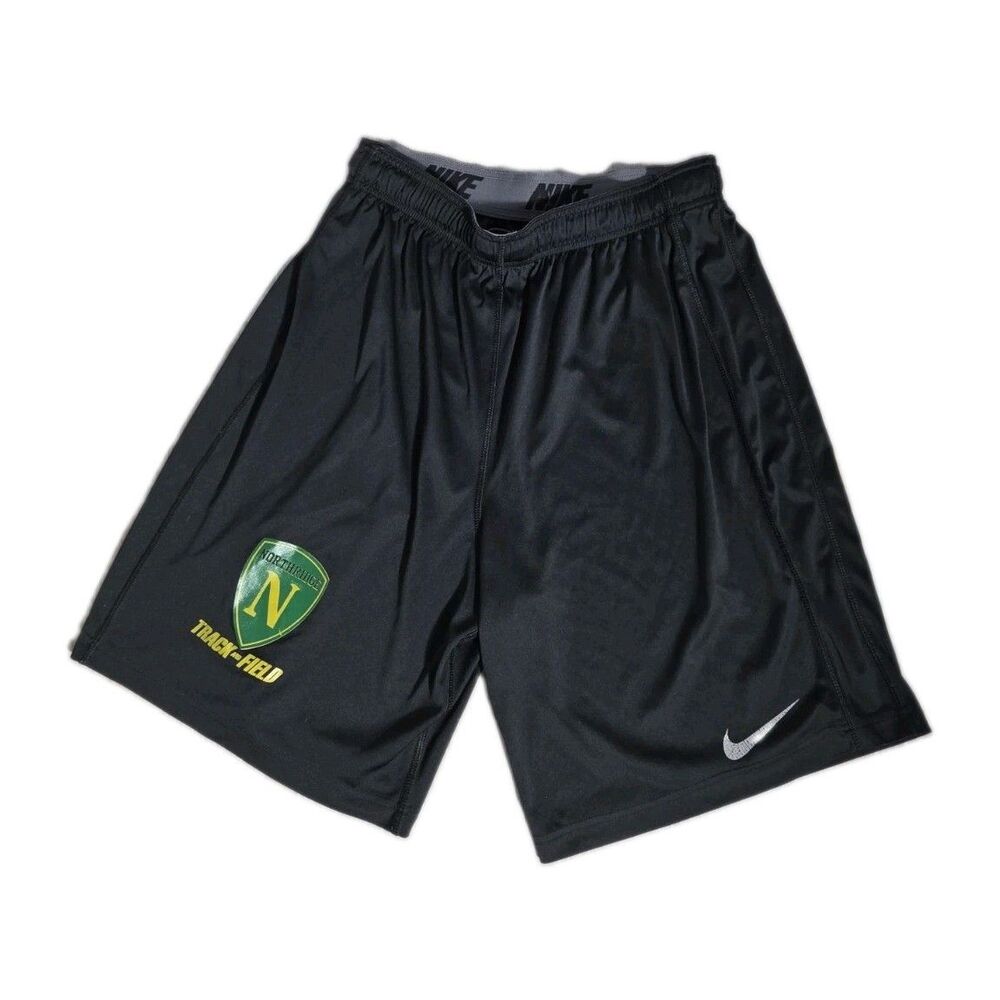 Nike Dri-FIT Northridge Track & Field Black Athletic Running Shorts Mens M GUC